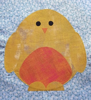 Applique Chick Character