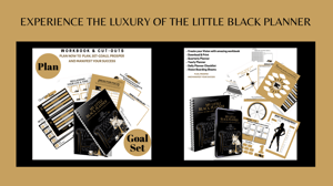 Experience luxury, little black planner