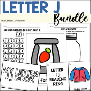 Letter J Worksheets and Hands On Centers