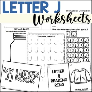 Letter J Alphabet worksheets
