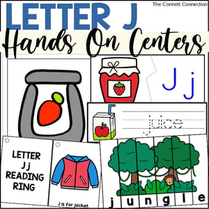 letter J hands on alphabet activities