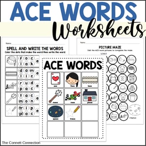 ACE Words Worksheets