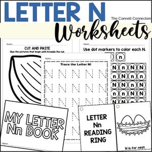 Letter N Worksheets