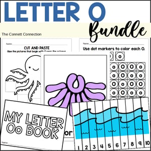 Letter O Worksheets and Hands On Center Bundle