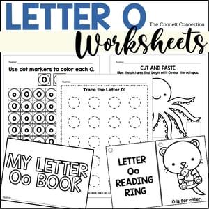 Letter O Worksheets for Letter Recognition and Beginning Sounds