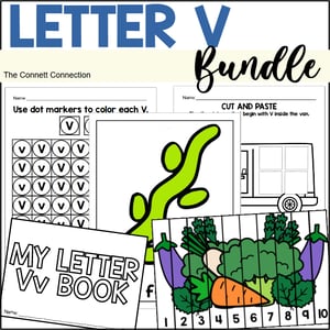 Letter V Worksheets and Hands On Center Bundle
