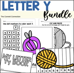 Letter Y Worksheets and Hands On Activities Bundle