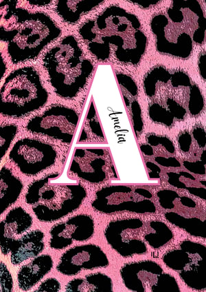 Sample Personalised Initial Print