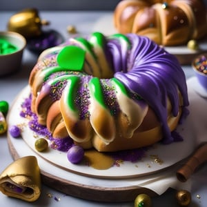 Mardi Gras king cake_USA