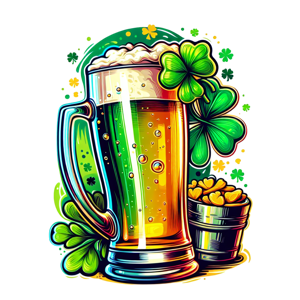 St Patrick's Day beer pint