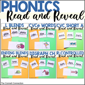 Phonics read and reveal phonics bundle