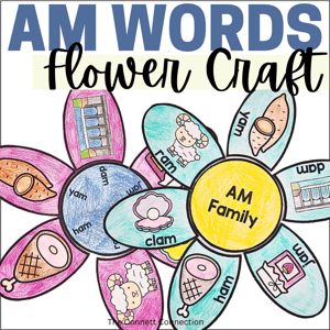 AM words Flower craft