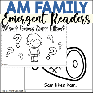 AM words Emergent Reader