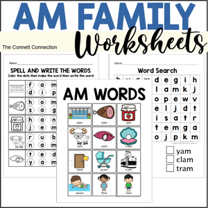 AM word worksheets