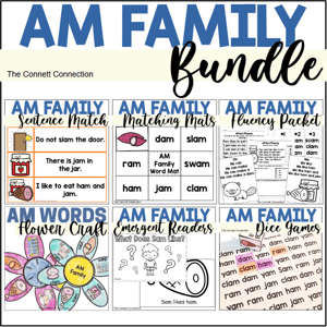 AM Center and Worksheet Bundle