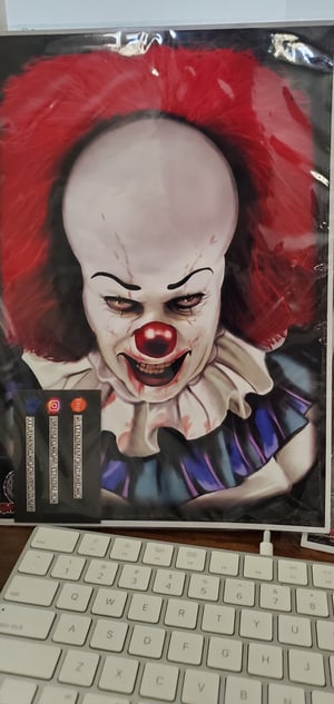 Pennywise the clown horror art for terror monthly anthology