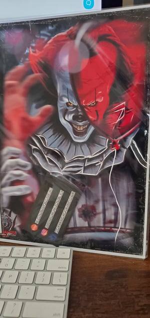 Pennywise the clown horror art for terror monthly anthology