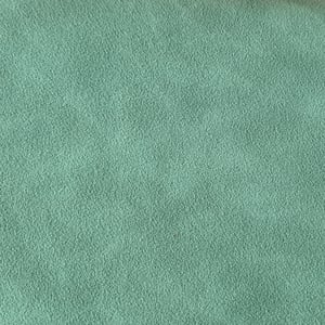 Teal faux suede