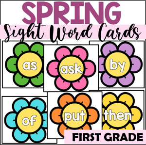 sight word flashcards for first grade