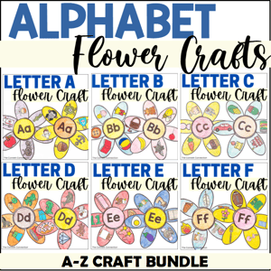 Alphabet Flower Craft Bundle
