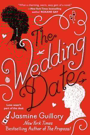 Cover of The Wedding Date by Jasmine Guillory, African American contemporary romance novel