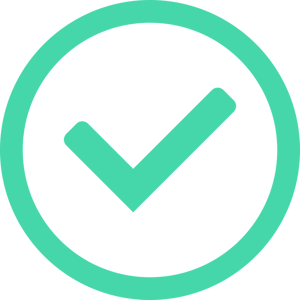 Green Check-mark.