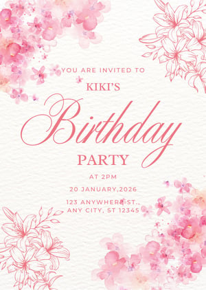 birthday invitation edible