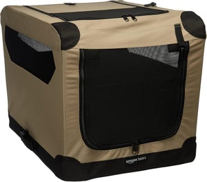 Amazon Basics Portable Folding Soft Dog Crate