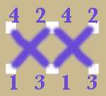 repeat of first diagram to show correct working pattern