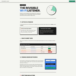 Kismet Pentesting Tool - Interactive Playbook