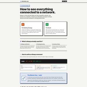 NMap Pentesting Tool - Interactive Playbook