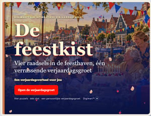 Verjaardag puzzel felicitatie