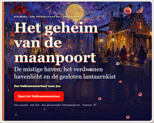 Halloween puzzel groet