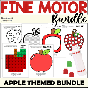 apple fine motor bundle preschool