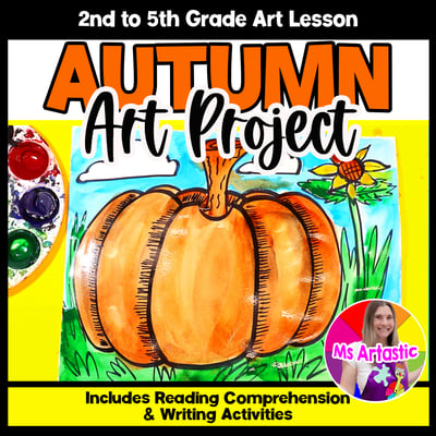 Autumn Pumpkin Art Lesson Fall Pumpkin Art Project Activity Reading Writing Art