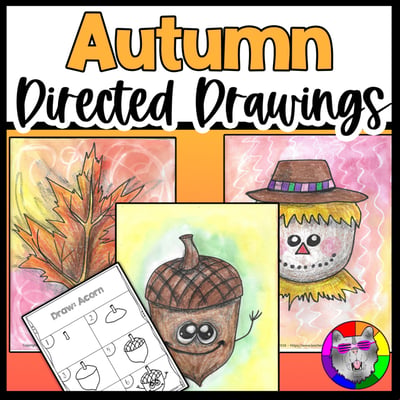 Autumn Directed Drawing Art Activities Autumn Worksheets Fall Art Lessons