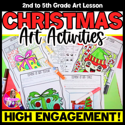 Christmas Activities Christmas Art Activities Christmas Art Lessons Sub Plans