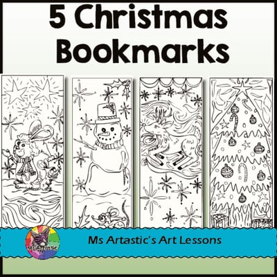 Christmas Coloring Bookmarks Christmas Activities Christmas Activity December