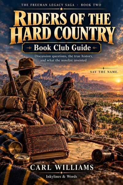 Cover of the Riders of the Hard Country Book Club Guide