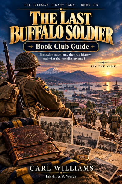 Cover of the The Last Buffalo Soldier Book Club Guide