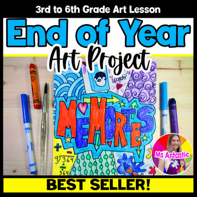 End Of Year Graffiti Memories Art Project Elementary Graffiti Memory Art Lesson