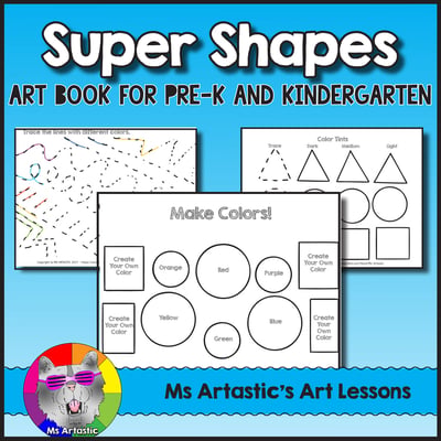 Shape Art Book, Art Lessons