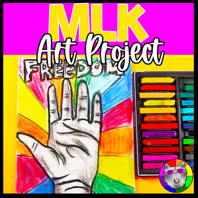 Martin Luther King Art Lesson FREEDOM MLK Art Project MLK Art Activity