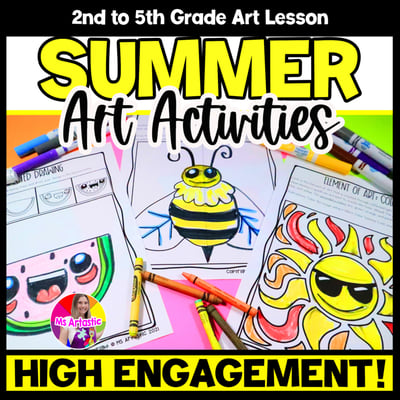 Summer Activities Summer Art Activities Summer Art Lessons Art Sub Plans