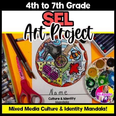 SEL Art Lesson Culture and Identity Art Project Social Emotional Learning Art