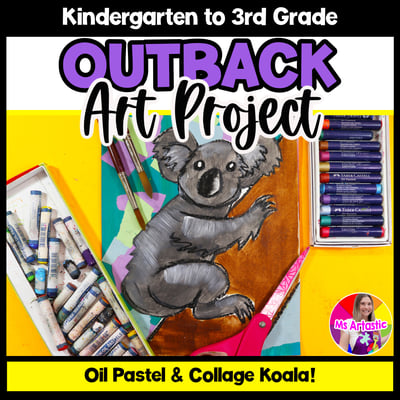 Australian Art Project Australia Koala Art Lesson Art Activity Outback Art