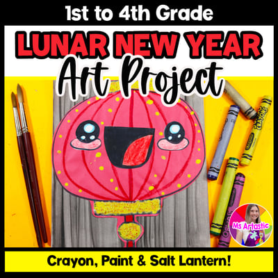 Lunar New Year Lantern Art Project Tutorial Chinese New Year Lantern Craft Art