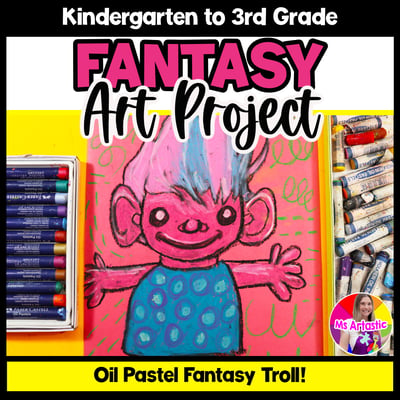 Troll Art Lesson Fantasy Art Project Trolls Art Activity Primary or Elementary