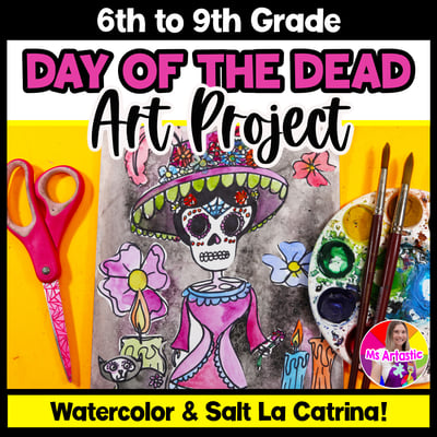 Art History Art Lesson Mexican Day of the Dead Art Project Activity Mexico
