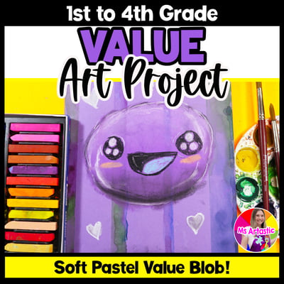 Element of Art Value Art Lesson Cute Sphere Art Project Activity for Primary